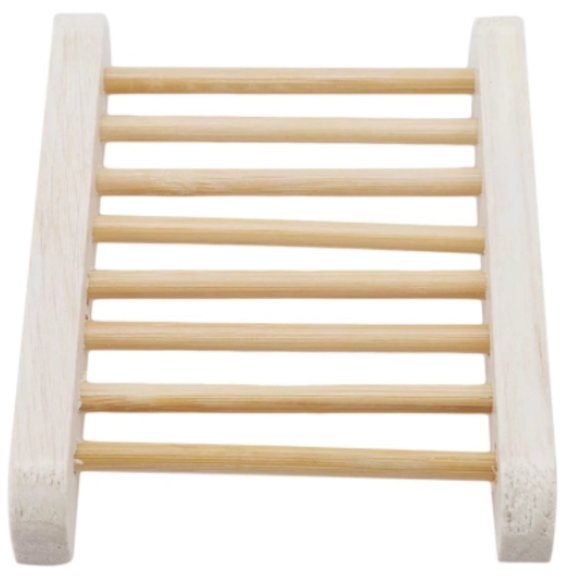 Natural Wood Slotted Soap Dish - Picture 3 of 3